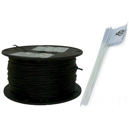 Essential Pet Heavy Duty In-Ground Fence Wire and Flag Kit 1000 Feet