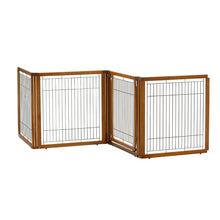 Richell Convertible Elite 4 Panel Pet Gate - Autumn Matte